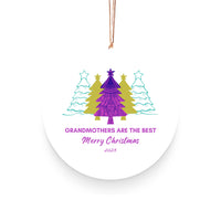 Christmas Ornament for Grandmothers - African Print
