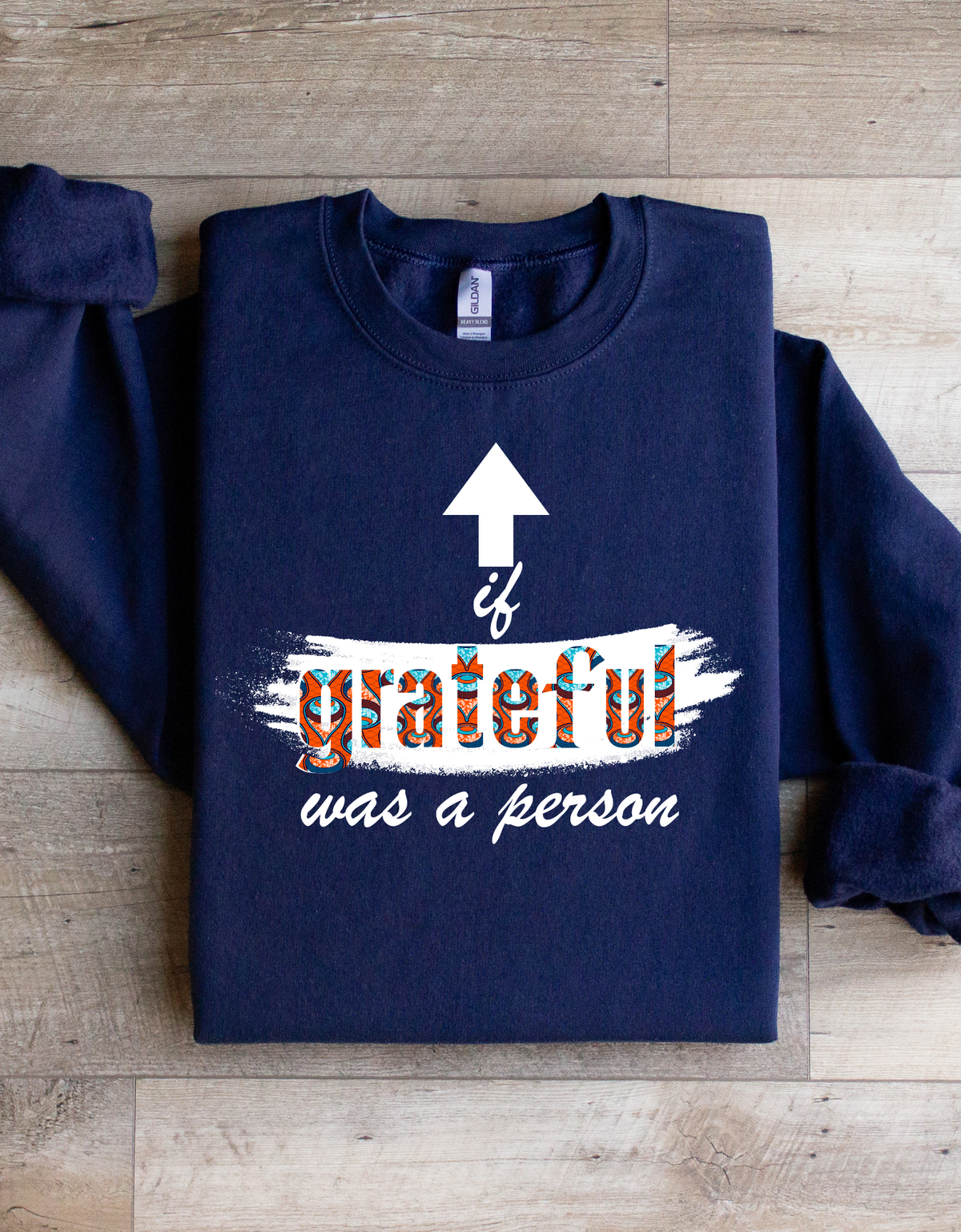 Grateful African Print Sweatshirt