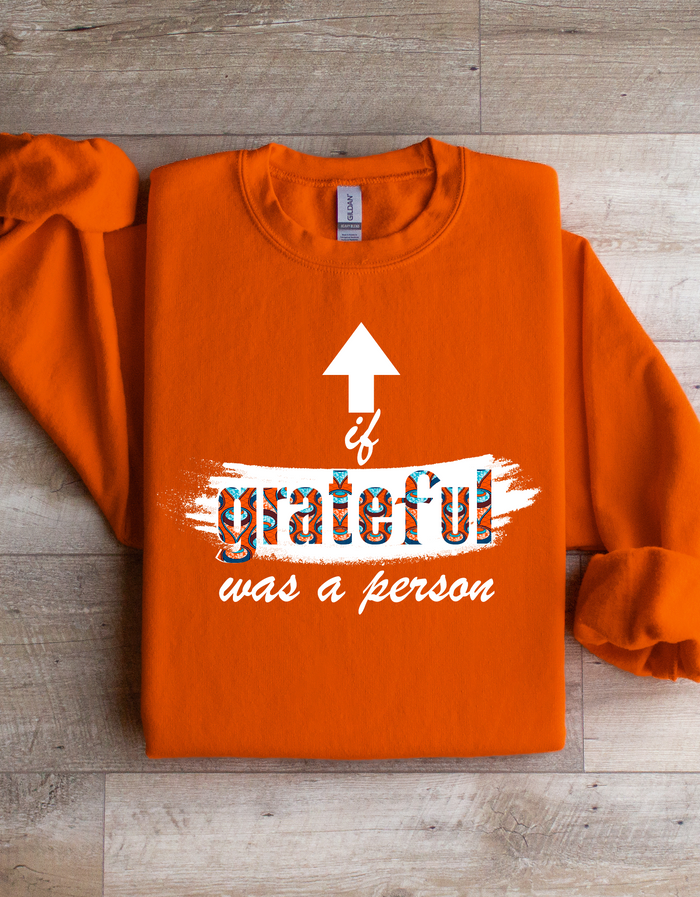 Grateful African Print Sweatshirt