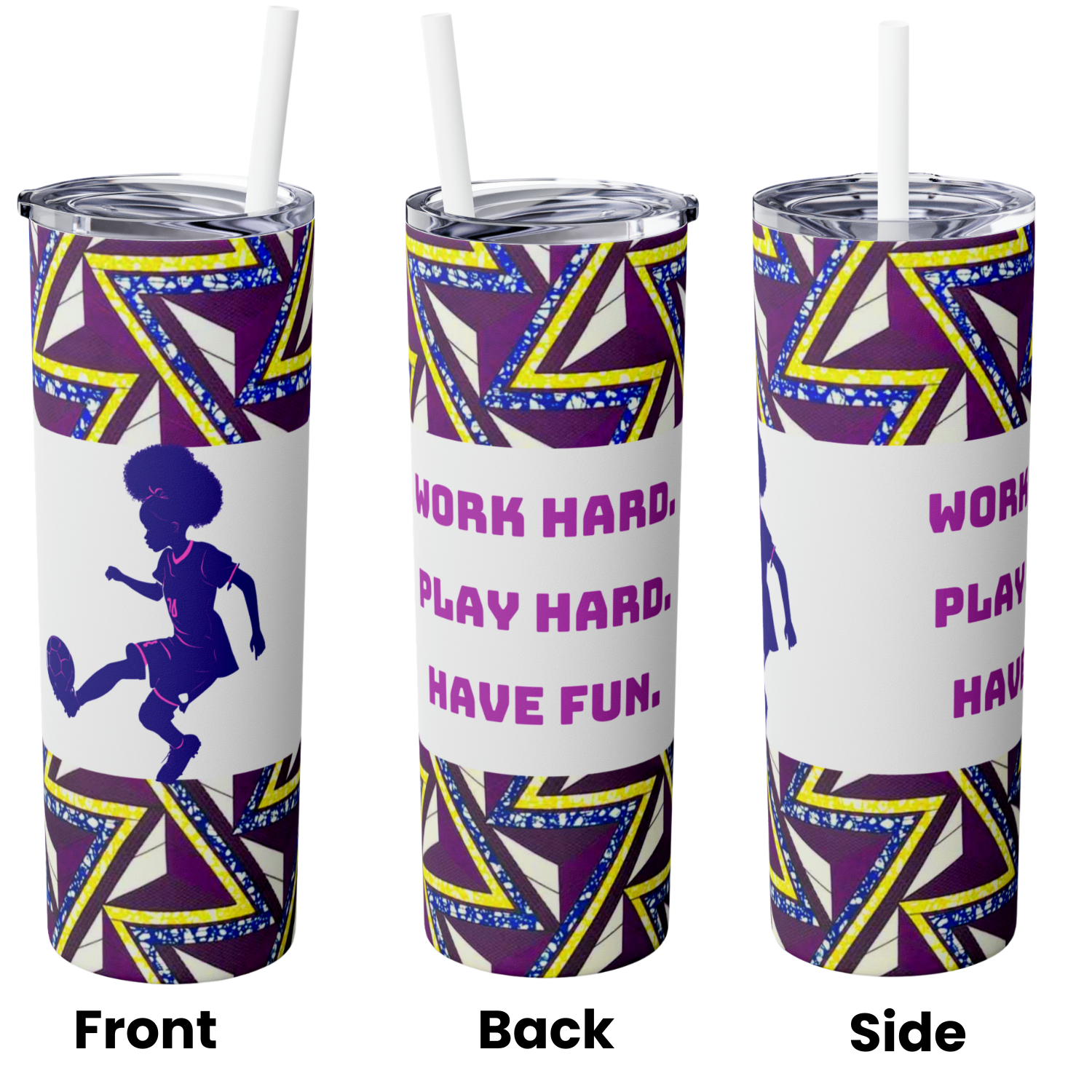 Kids' Activities Skinny Tumbler with Straw, 20oz