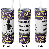 Kids' Activities Skinny Tumbler with Straw, 20oz