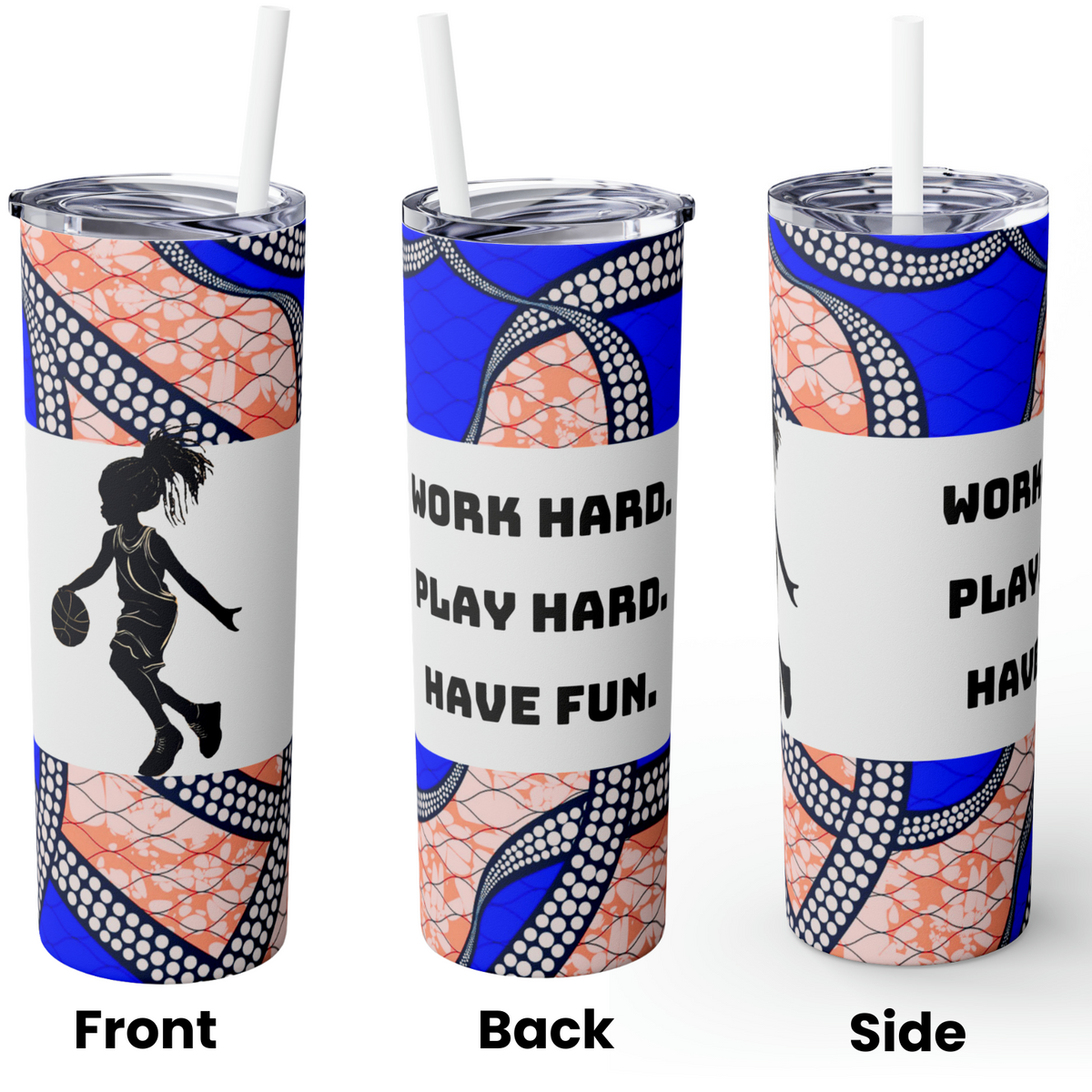 Kids' Activities Skinny Tumbler with Straw, 20oz