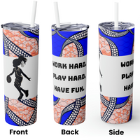 Kids' Activities Skinny Tumbler with Straw, 20oz