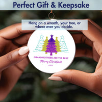 Christmas Ornament for Grandmothers - African Print