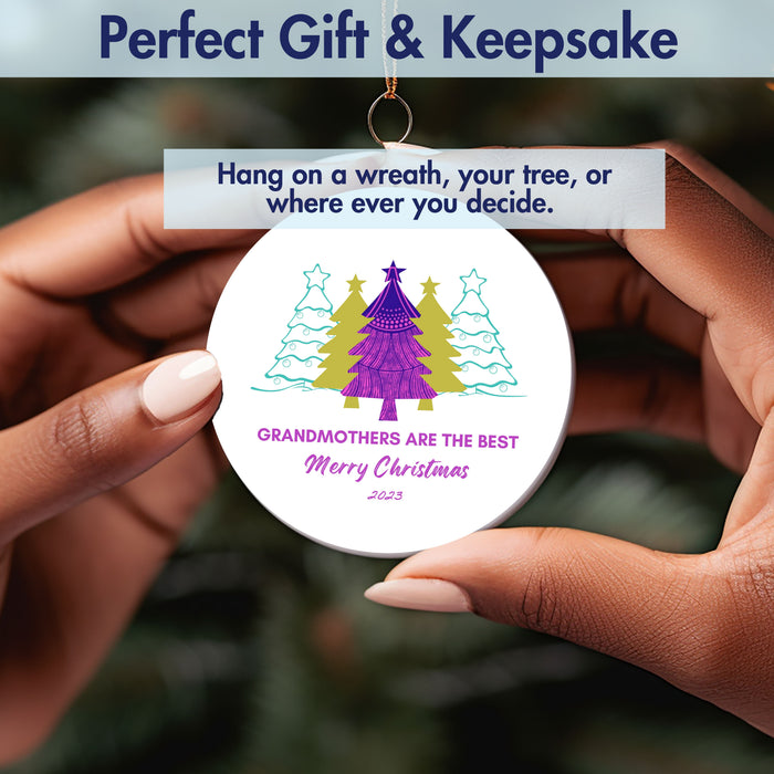 Christmas Ornament for Grandmothers - African Print