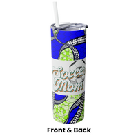 Sport's Mom & Sport's Dad Skinny Tumbler with Straw, 20oz