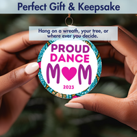 Christmas Ornament for Dance Mom - African Print Inspired