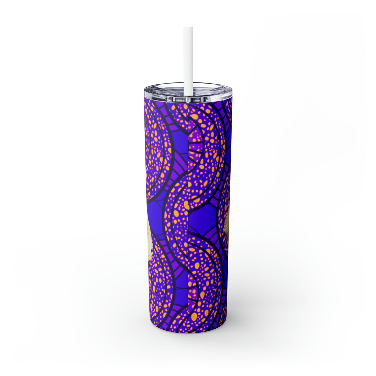 "Love" Skinny Tumbler with Straw, 20oz