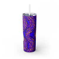 "Love" Skinny Tumbler with Straw, 20oz