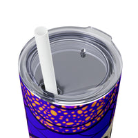 "Love" Skinny Tumbler with Straw, 20oz