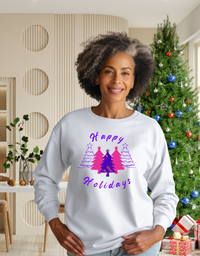 Happy Holidays African Print Sweatshirt