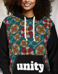 Unity African Print Sweatshirt Hoodie - Unisex
