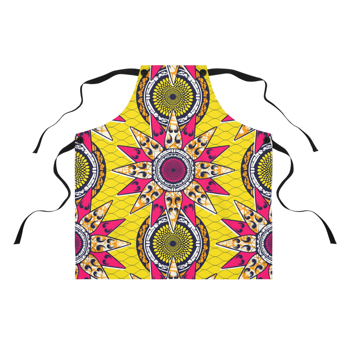 Hot Stuff Apron - African Print Kitchen Accessory