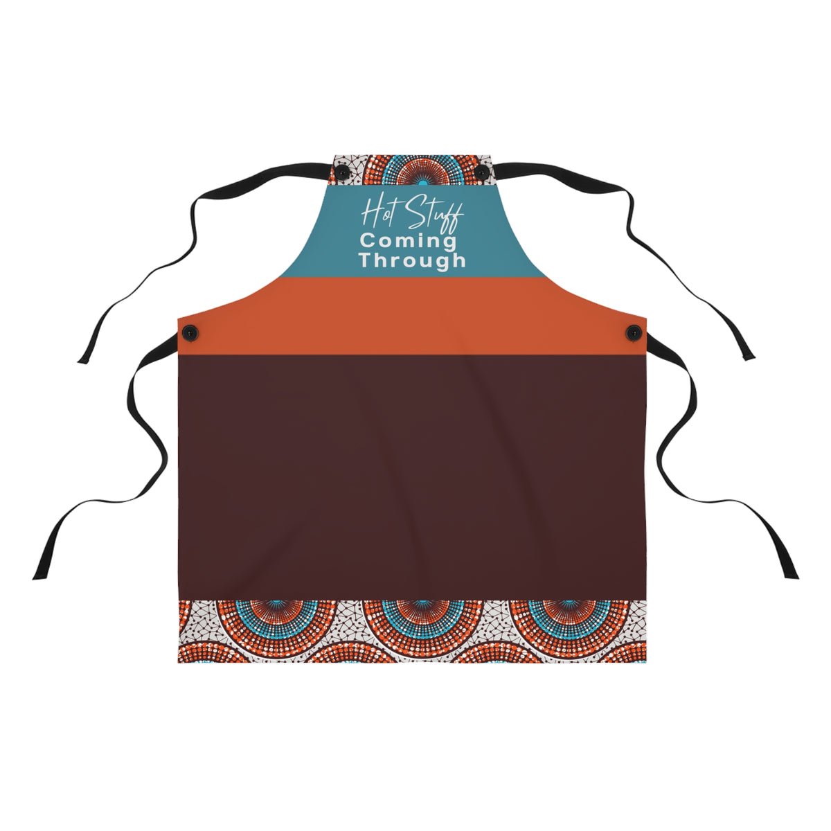 Hot Stuff Apron - African Print Kitchen Accessory
