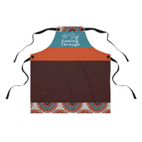 Hot Stuff Apron - African Print Kitchen Accessory