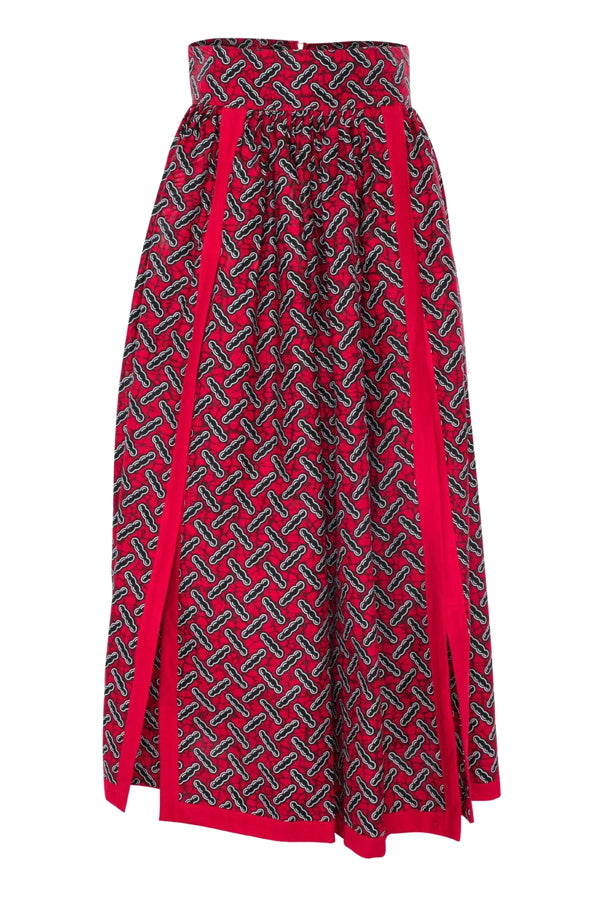 african maxi skirt african print women maxi skirt double split fashion wax and wonder