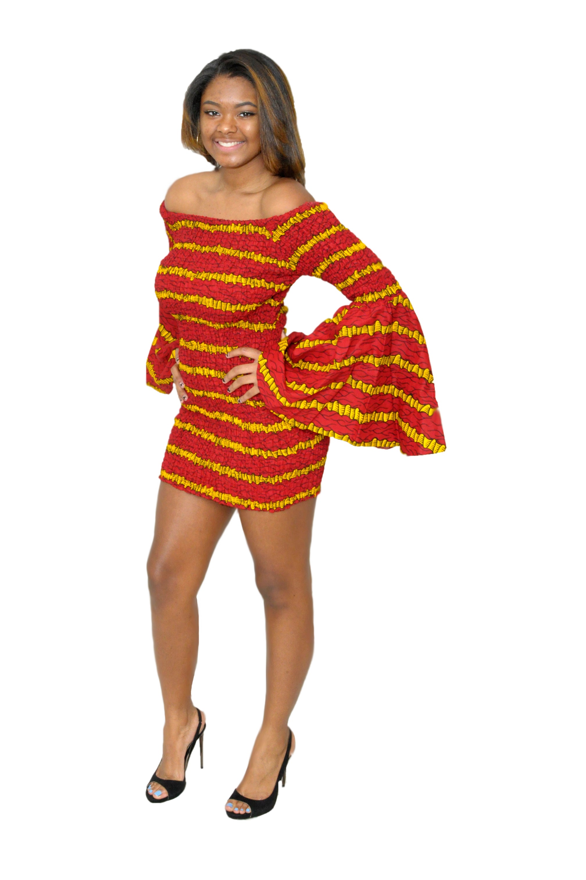 African Bodycon Dress ALL EYES ON ME
