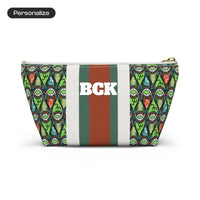 Personalized African Print Cosmetic Bag