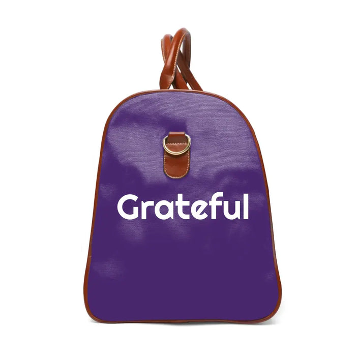 Personalized African Print Weekender Bag (Waterproof Duffle)
