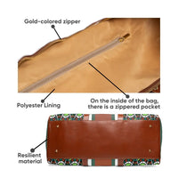 Personalized African Print Weekender Bag (Waterproof Duffle)