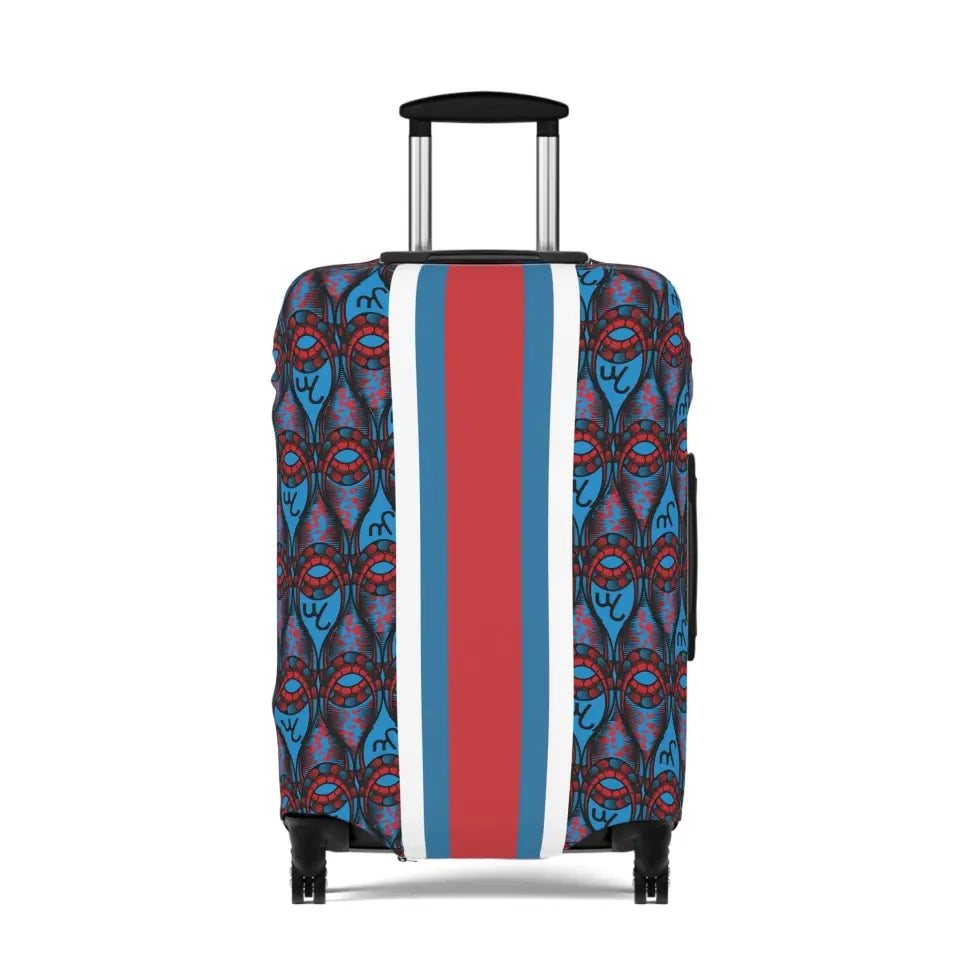 Personalized African Print Luggage Cover