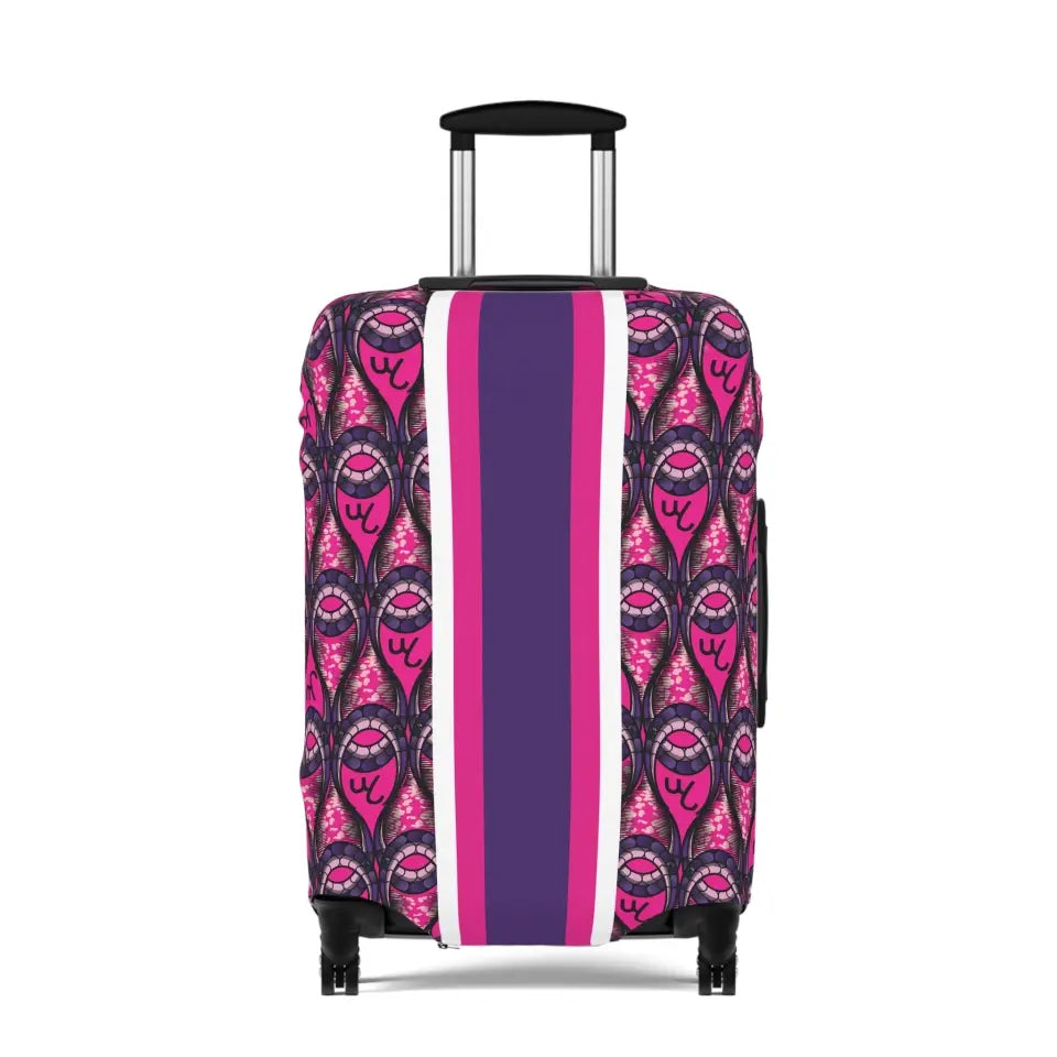 Personalized African Print Luggage Cover