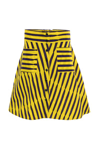 Peek a Boo Knee-Length Skirt