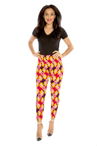 African Pants Afri-Jeggings Smocked Pants