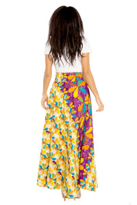 Bohemian Beauty African Print Maxi Skirt