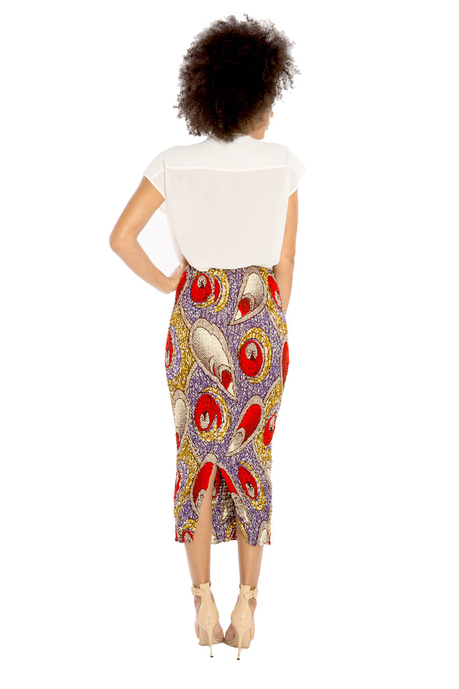 I Make Others Smile African Smocked Skirt