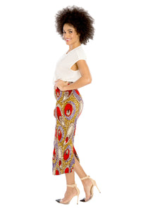 I Make Others Smile African Smocked Skirt