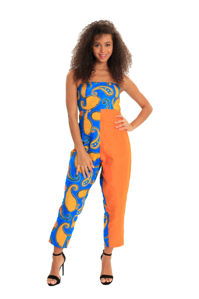 My Sense of Style Never Fades African Print JUMPSUITS