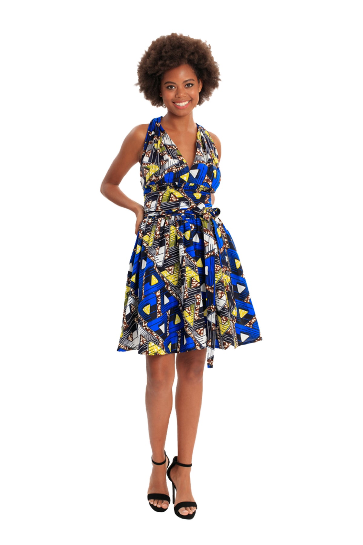 african dresses infinity dress african print women halter wrap dress fashion wax and wonder