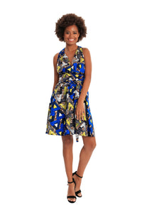 african dresses infinity dress african print women halter wrap dress fashion wax and wonder