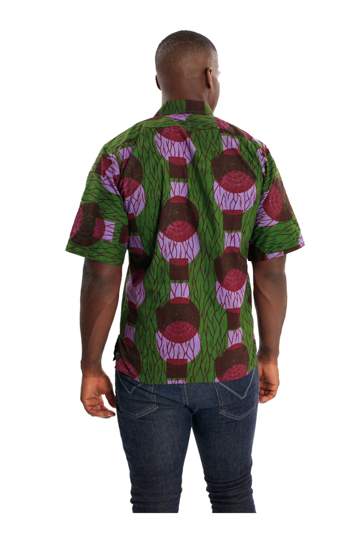 Real Men Wear Color African Print Top