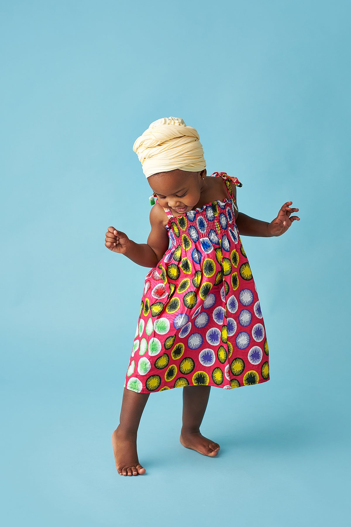 african girl dress african print kids fashion wax and wonder