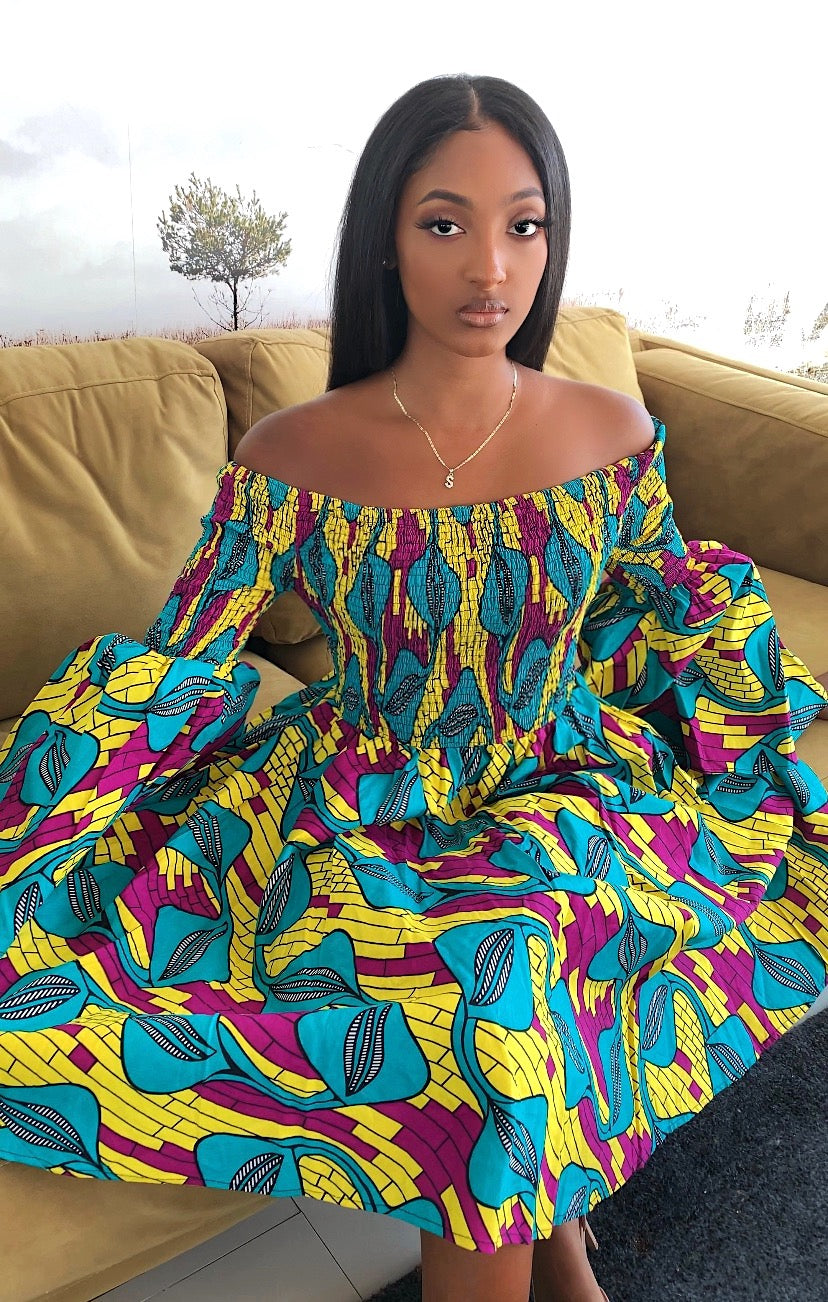 Nobody Like Me  African Smock Dress