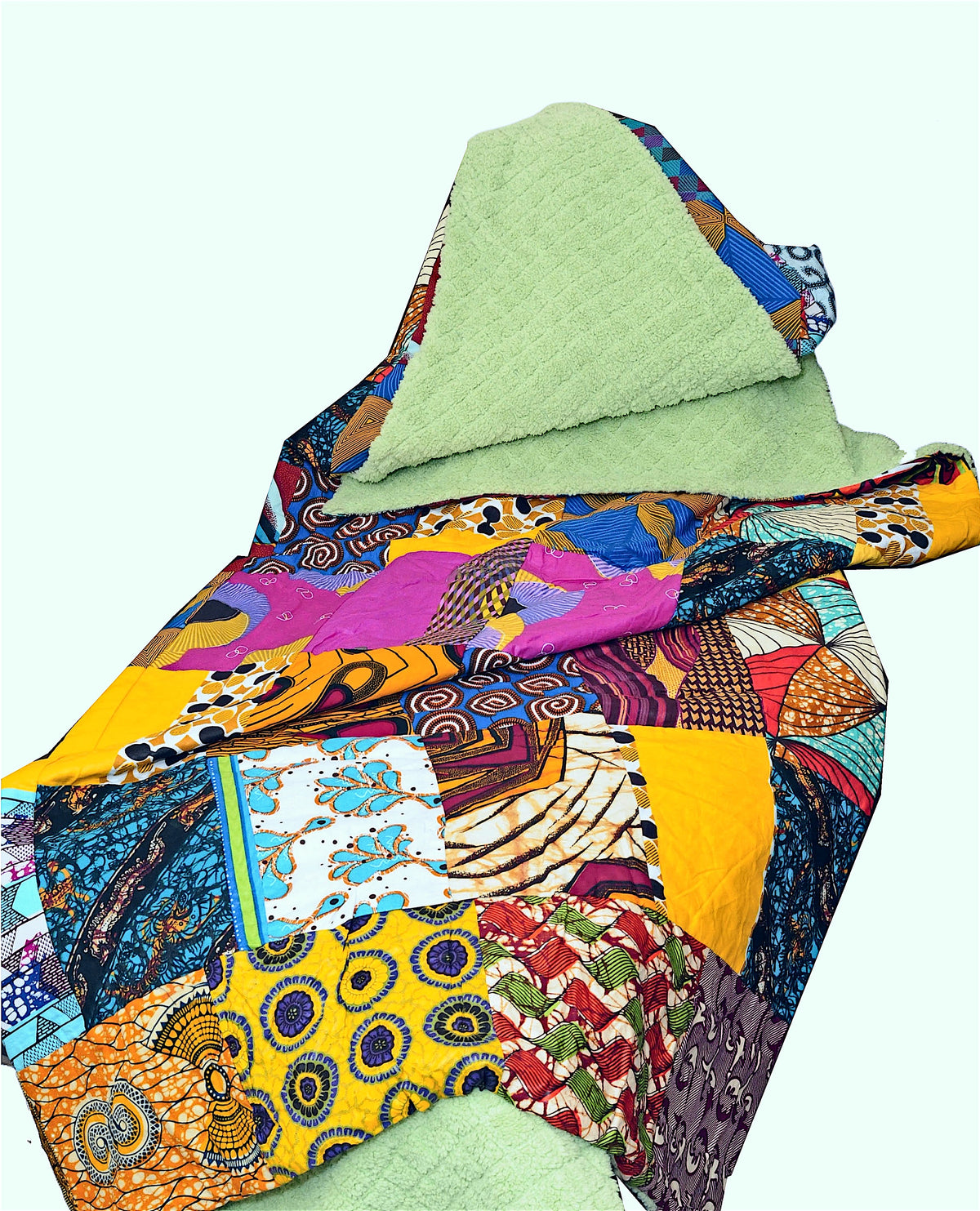COZY PATCHES OF LOVE African Throw