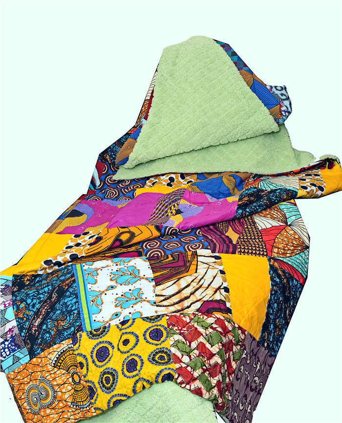 COZY PATCHES OF LOVE African Throw
