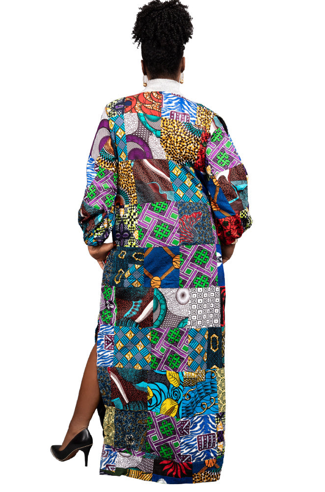Kamala Patched African Fashion Kimono