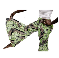 Limpopo (Let’s Have Fun) African Smocked Bell-Bottom Pants
