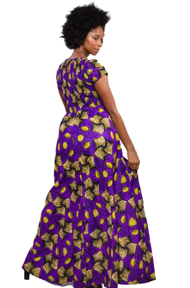 I am Wonderfully Made African Print Top