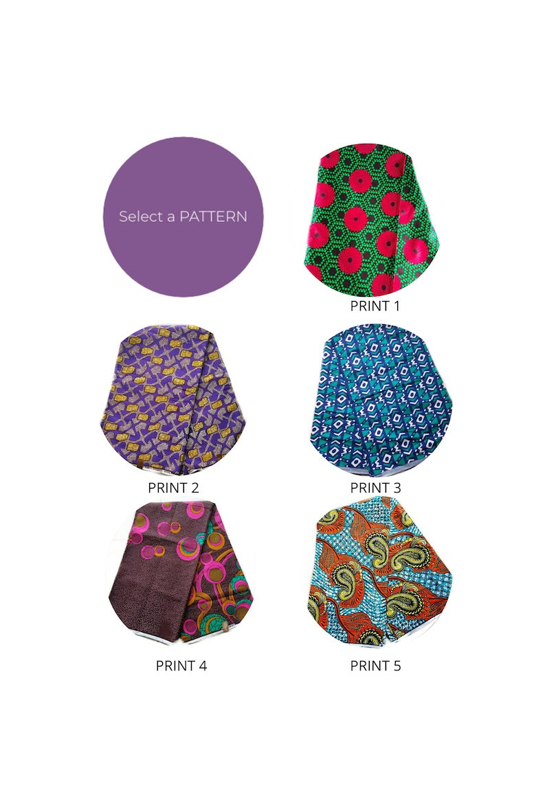 african face mask headwrap set wax and wonder