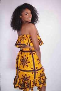Vacation Vibes African Print Skirt
