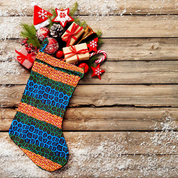 Christmas Stocking African Print