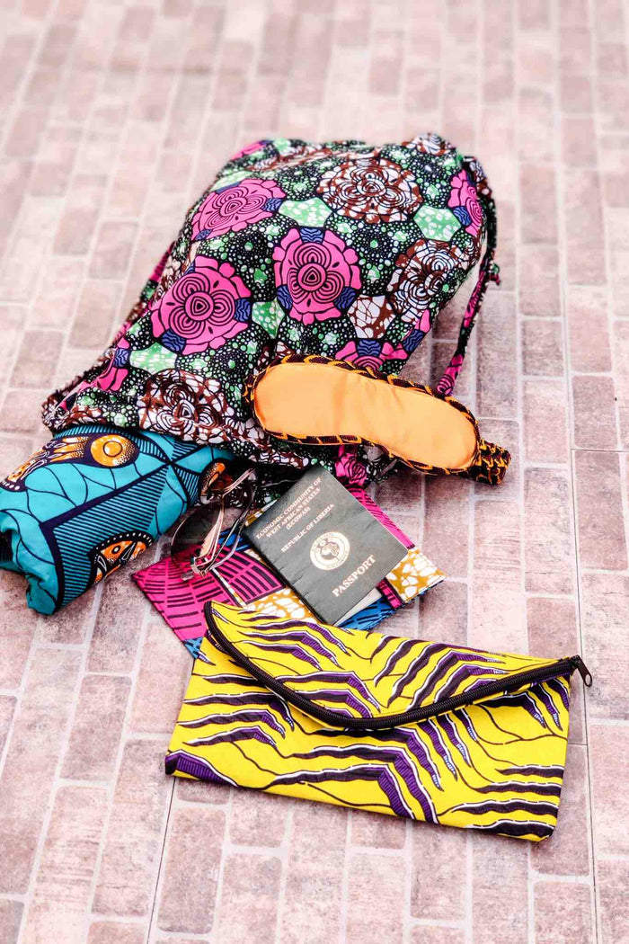 African Print Relaxation Eye Mask