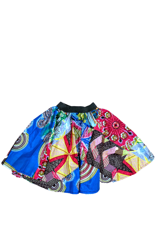 african girl skirt african print kids fashion wax and wonder