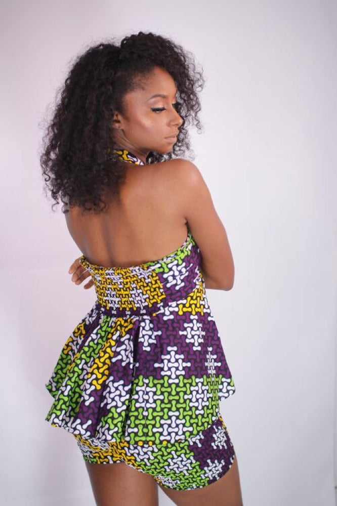 Just Chilling African Print Convertible Top